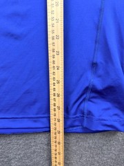 Adidas Blue Performance Training Tee Men’s XXL Mesh Workout Gym Running Shirt