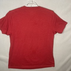 Christmas T Shirt Santa Beer Red Short Sleeve Holiday Time Mens Large Cotton Ble