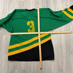 Vintage Bakka Parrotheads Hockey Jersey #3 Men’s Extra Large Green Yellow 90s
