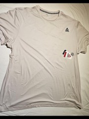 Reebok Men’s Pale Pink Athletic Tee