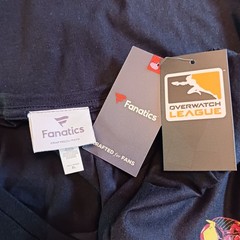 Fanatics Shanghai Dragons Overwatch League Womens XL T Shirt Black Short Sleeve