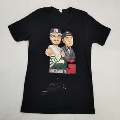 Canvas Men’s Black Mexicangueys Graphic T-Shirt Size Small Classic Casual