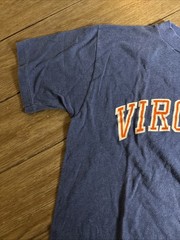 Vintage 70s 80s Virginia Collegiate T-Shirt Men’s L Navy USA Made Cotton