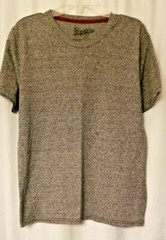 Men’s Brooklyn Cloth Tee Shirt Gray Black Blend Classic Size Medium