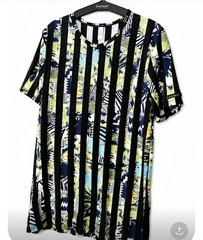 Bruno Banani Tribal / Jungle Colourful Graphic T-Shirt / Top – Size Medium