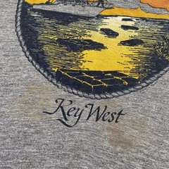 80s Save The Bales T Shirt Tri Blend Vintage XL Rayon Gray Drug Humor Florida