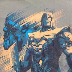 Marvel Avengers Shirt Mens Medium Green Thanos Ironman Captain America T Shirt