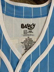 Bluey Baseball Jersey Mens Medium # Kids Cartoon Party Shirt Bluey And Bingo