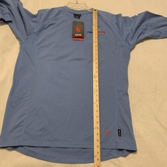 Ariat FR Shirt Mens Long Sleeve CAT 2 2112 Cotton Workwear XL Steel Blue NWT’s