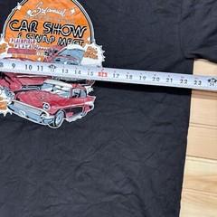 Vintage 80s Plainfield Plaza Car Show & Swap Meet 50s Hot Rod Shirt Size 2XL