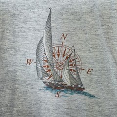 Vintage 90s Four Seasons Resort Nevis WI T Shirt Single Stitch Map Sailboat M