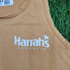 Vintage 90s Funny Work-Sucks Tank-Top Medium 19×25 Harrahs-Laughlin