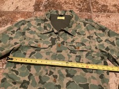 RECOLOURED ARMY SCOTCH & SODA TWILL CAMO BUTTON UP LONG SLEEVE ( MENS L ) AS IS