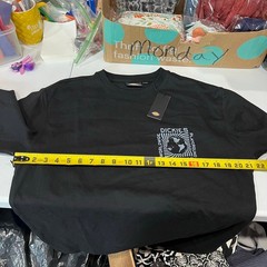 New! Dickies ASOS Marbury Black Long Sleeve Tshirt Mens Size Medium