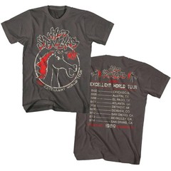 Bill & Ted Wyld Stallyns Most Excellent World Tour 1989 Men’s T Shirt Rock Merch