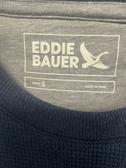 Eddie Bauer Men’s Small Long Sleeve Thermal Crew. New With Tags!
