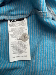 Oakley Shirt Men XXL Henley Stripe Sandy Side Up Work Party Train Gym Core Ne
