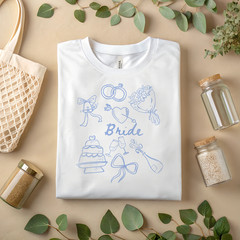 Bride Shirt Wedding Party Tee, Bachelorette Gift, Bridal Shower T-Shirt A362
