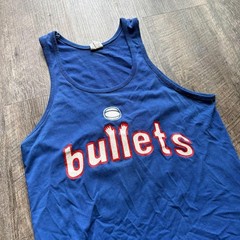 Vintage 1980s Blue NBA Washington Bullets #30 Jersey