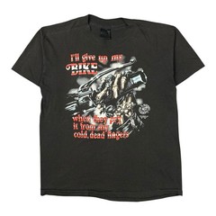 Vintage 90s Just Brass Rebel Rider 3D Emblem Tee