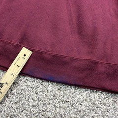 Aphex Twin Hoodie Vintage 90s Russell Athletic Made In USA Burgandy