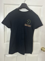 Pac-Man Bandai Namco Ent Inc. Black T-Shirt Size Small C-Life Group, LTD Neon