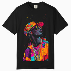 Pop Art Hip Hop Graphic T-Shirt, Comfort Colors T Shirt, Unisex Streetwear Tee