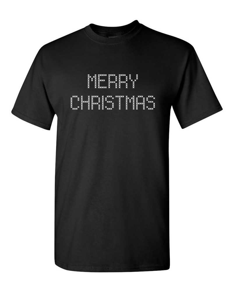 Merry Christmas Shirt Funny Holiday Tee Winter Party Top Men Women Gift Season