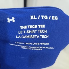 New With Tags Under Armour Men’s Shirt Blue XL Short Sleeve UA Tech 2.0