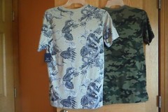 George Men’s printed Tee Camo/ Gray Snake, XS=39-32, S=34-36,M=38-40, NWT