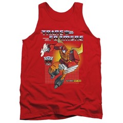 The Transformers Hot Rod T-Shirt Men’s S-5XL Officially Licensed G1 Tee Red