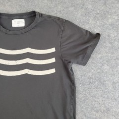 Sol Angeles Shirt Mens Medium Gray Crew Neck Short Sleeve Graphic Stretch Casual