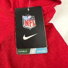 2011 NFL Nike DRI-FIT San Francisco 49ers L Red Short Sleeve On Field Tee L