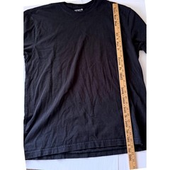 Carhartt Men K231 Loose Fit Long Sleeve Graphic Logo T-Shirt Black M Chore Ranch