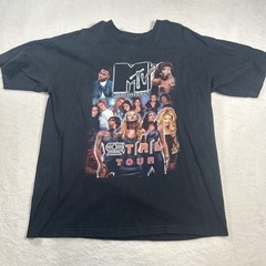 Vintage MTV TRL Tour Tshirt (XL) Hole On The Front Left, Please See Photos