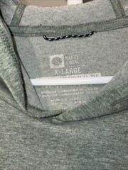 Salty Crew Men’s Green Premium Technical LS Hoodie XL Missing Drawstring