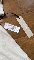 Fear of God Essentials Light Oatmeal Short Sleeve T-Shirt Size Medium (SS22)