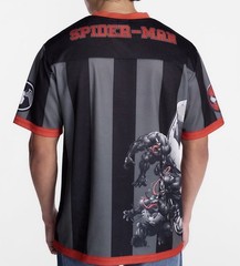Spider-Man Men’s and Big Men’s Graphic Mesh Soccer Jersey, 3XL