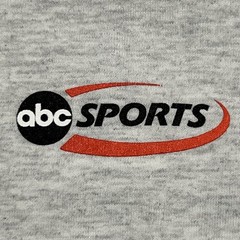 ABC Sports Shirt Mens 2XL Gray College Football Gear For Sports Vintage Tee
