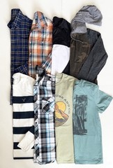 Men’s Small Shirt Lot of 8 Various Brands Flannels T-shirts Reseller Bundle