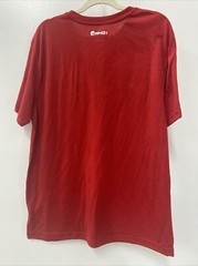 And1 Shirt Men’s Extra Large Red Solid Short Sleeve Basketball Hoop Logo