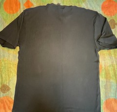 Vintage Claiborne T-Shirt Mens XLarge Ribbed Black Pullover Y2K Cotton Polyester