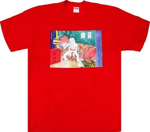 NEW Supreme Bedroom Tee Red T Shirt FW18 2018 Size M Medium
