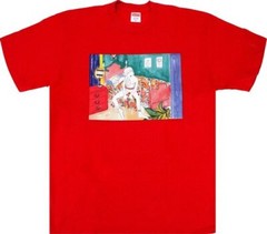 NEW Supreme Bedroom Tee Red T Shirt FW18 2018 Size M Medium