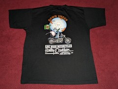 Y2K Vintage Harley Davidson New Zealand S Shirt Down Under Christchurch Kiwi