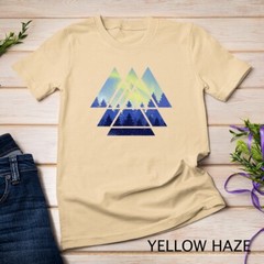 Geometric Triangle Outdoor Trees Forest Wildlife Nature T-Shirt Unisex T-shirt