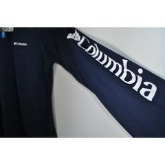 Men’s Columbia Omni-Shade Navy Blue Long Sleeve Pullover shirt size Large New