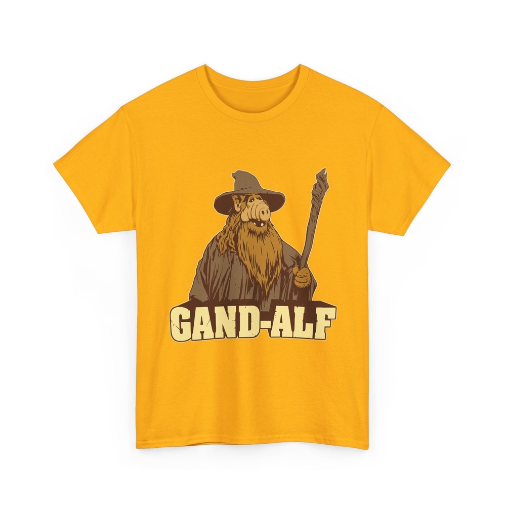 Alf & Gandalf pun in ironic Gand-ALF Movie Fan Graphic T-Shirt