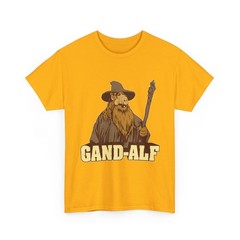Alf & Gandalf pun in ironic Gand-ALF Movie Fan Graphic T-Shirt