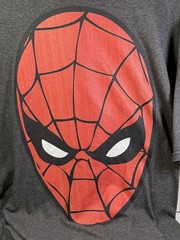 Marvel Comics Retro Spider Man Large Face Print Men’s Tshirt Xxl Avengers